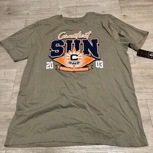 Connecticut‎ Sun Eastern Division WNBA Basketball Graphic T-Shirt Size L Beige